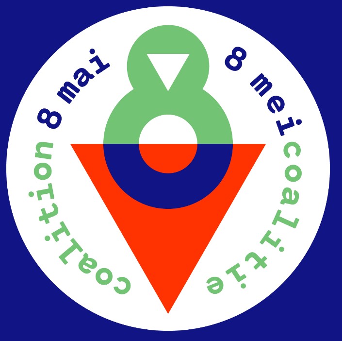 logo sur fond bleu